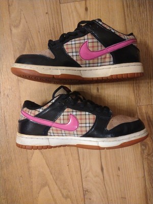 nike dunk burberry