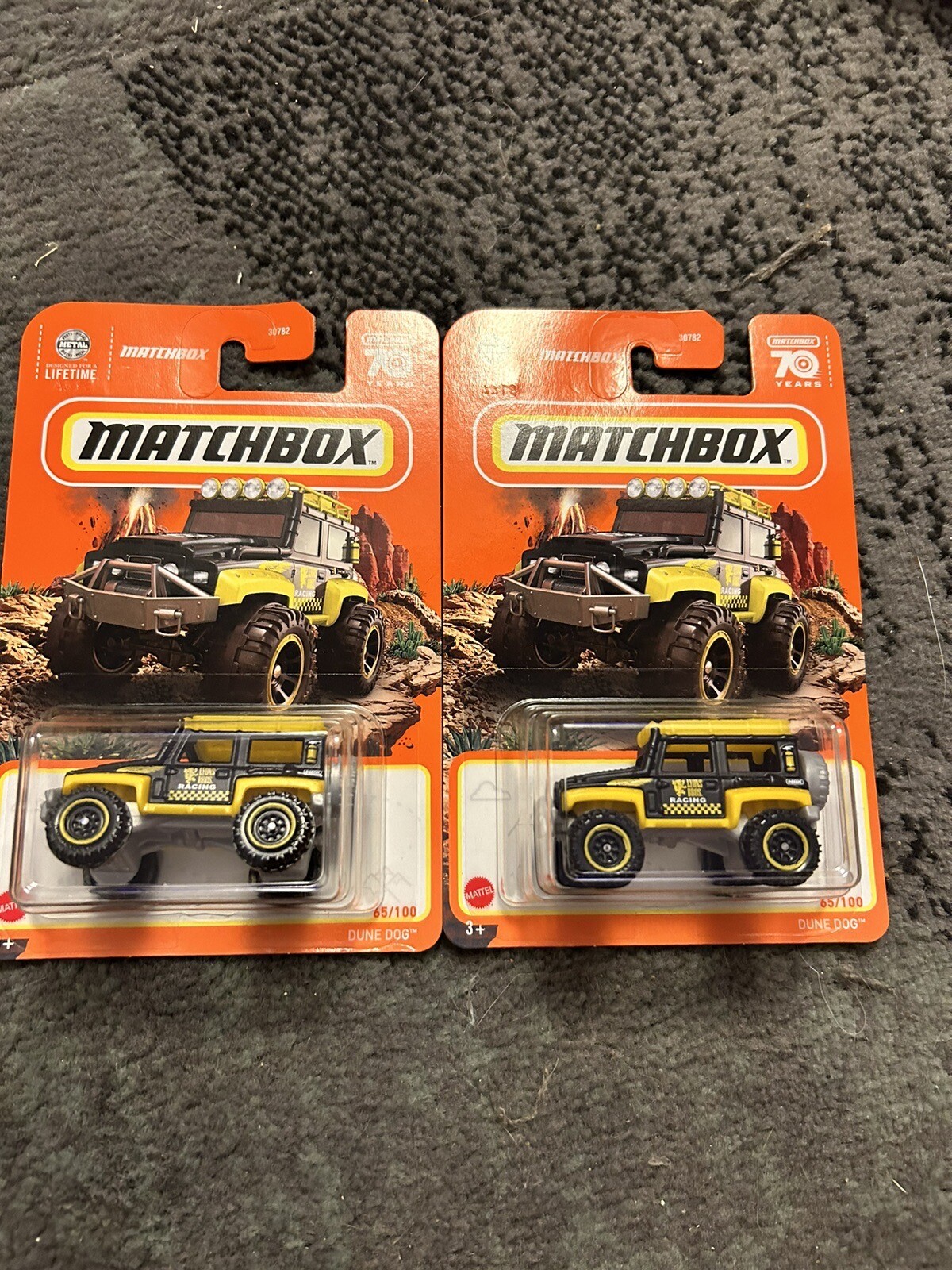 2023 Matchbox Yellow Dune Dog 65/100 Matchbox 70 Years Lot Of 2 eBay