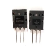 5 Pairs MJL21194 G + MJL21193 SILICON POWER TRANSISTOR New BY ON Semiconductor