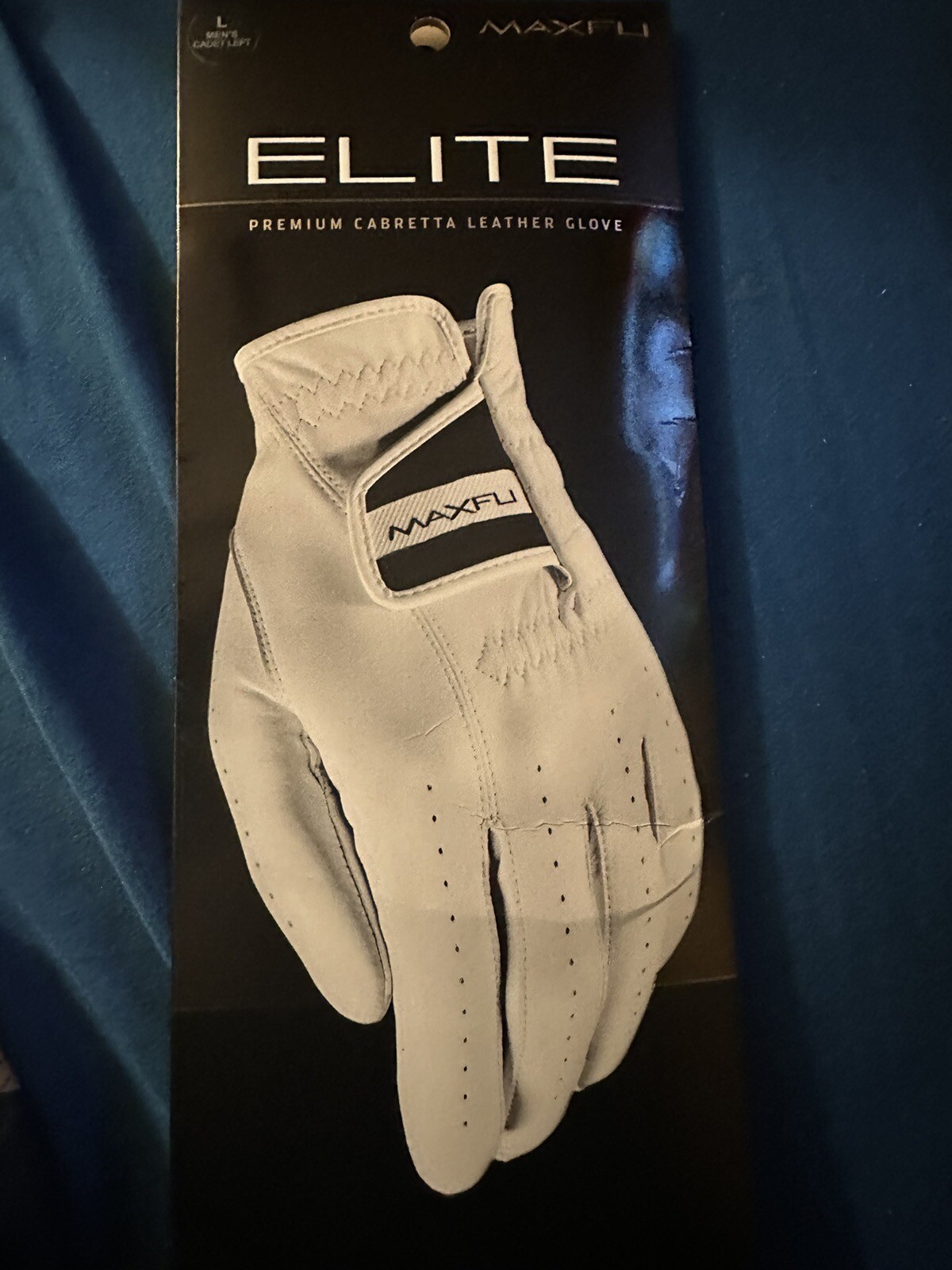 Maxfli Men's Elite Leather Golf Glove, Cadet Left, 6Pack