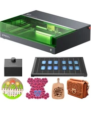 xTool S1 10W Laser Engraver, 600mm/s Speed Laser Engraving Machine, Basic Bundle