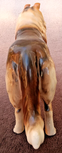 Collie Dog Shafford Figurine Large Ceramic Porcelain With Sticker - Picture 4 of 10