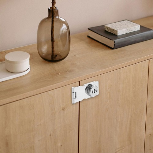 2 Sets Hochsicherheits-Zahlenschloss für Kühlschrank und Schublade, - Bild 9 von 12