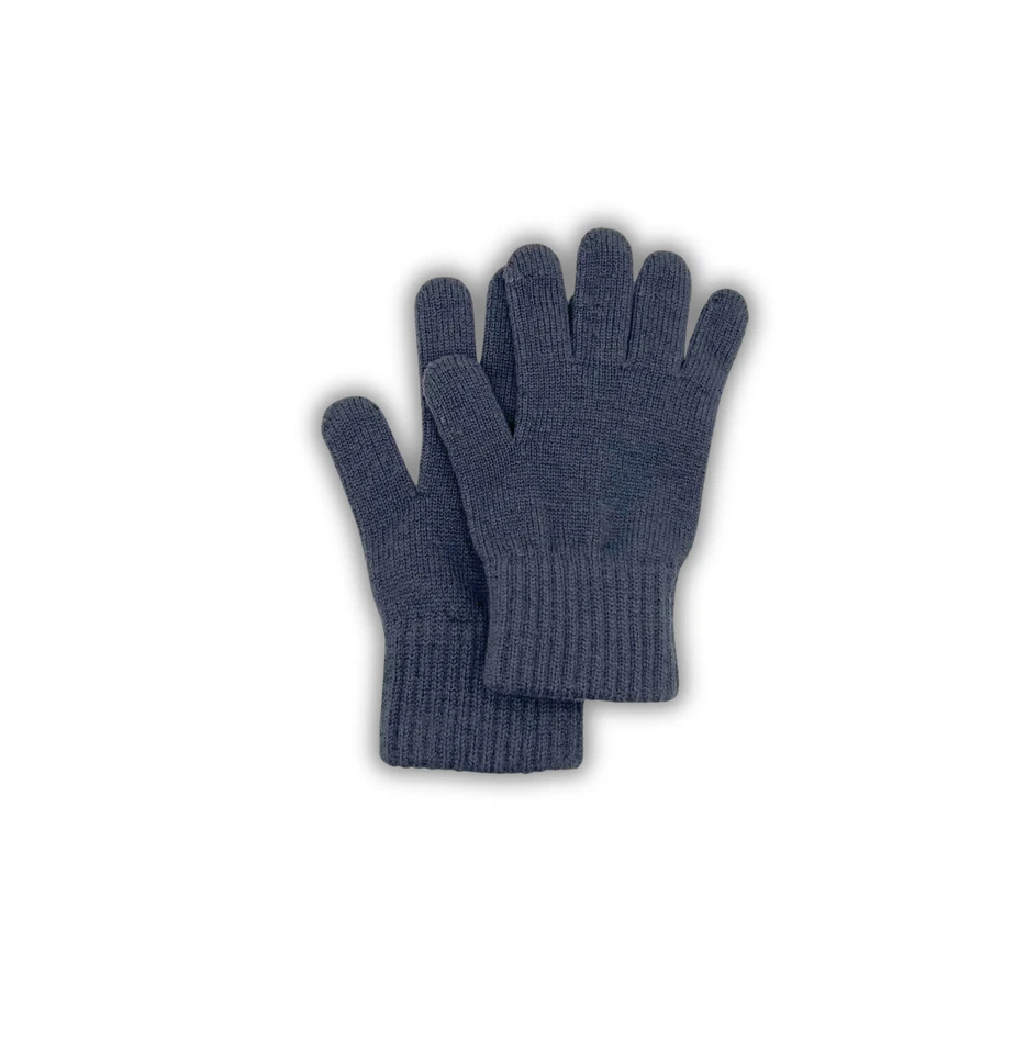 Guantes de cachemir tejidos hechos en EE. UU. para hombre, cálidos guantes de lana de invierno para clima frío Foto 2 de 4