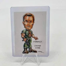 Firefly Jayne Cobb RAK Trading Art Card Signed By Artist Free Top Loader