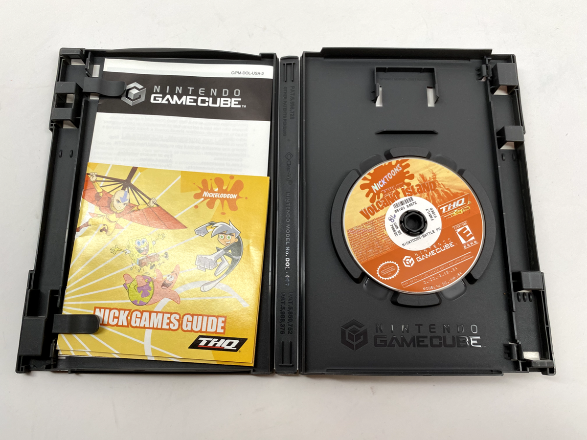kartoon Nicktoons Battle for Volcano Island - Nintendo GameCube Video Game