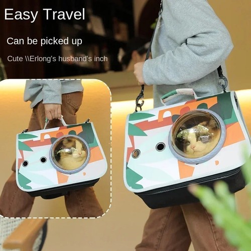 Sac Bandouliere Transport Pour Chat Et Petit Chien Accessoires De Voyage Animal - Imagen 3 de 30