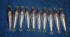 30 PCS 15 2 OZ TROLLING AND 15 1.5 OZ TROLLING SINKERS FREE SHIPPING