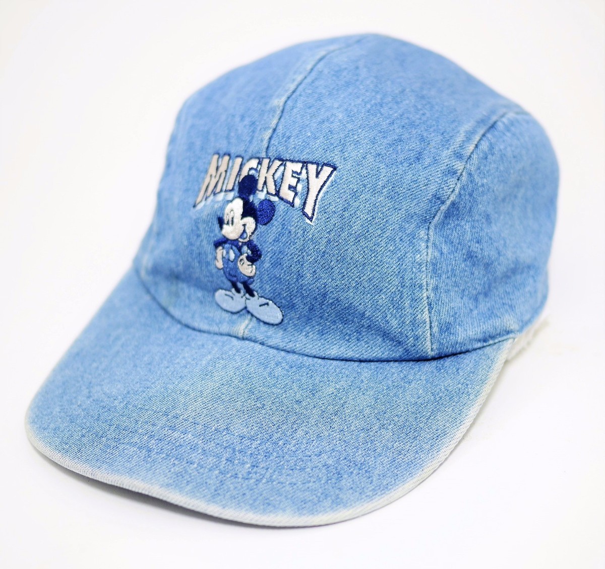 Disney Parks Mickey Denim Baseball Hat Embroidered Cap Adjustable Adult Disney Parks Mickey Denim Baseball Hat Embroidered Cap  main image 2