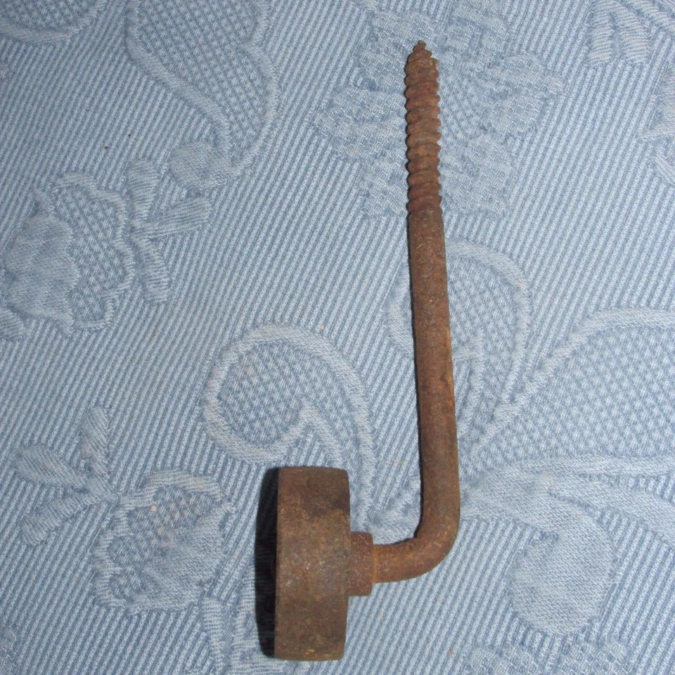 Rueda antigua victoriana para muebles de hierro fundido rueda de 2 1/4 pulgadas y tornillo adjunto Foto 3 de 4