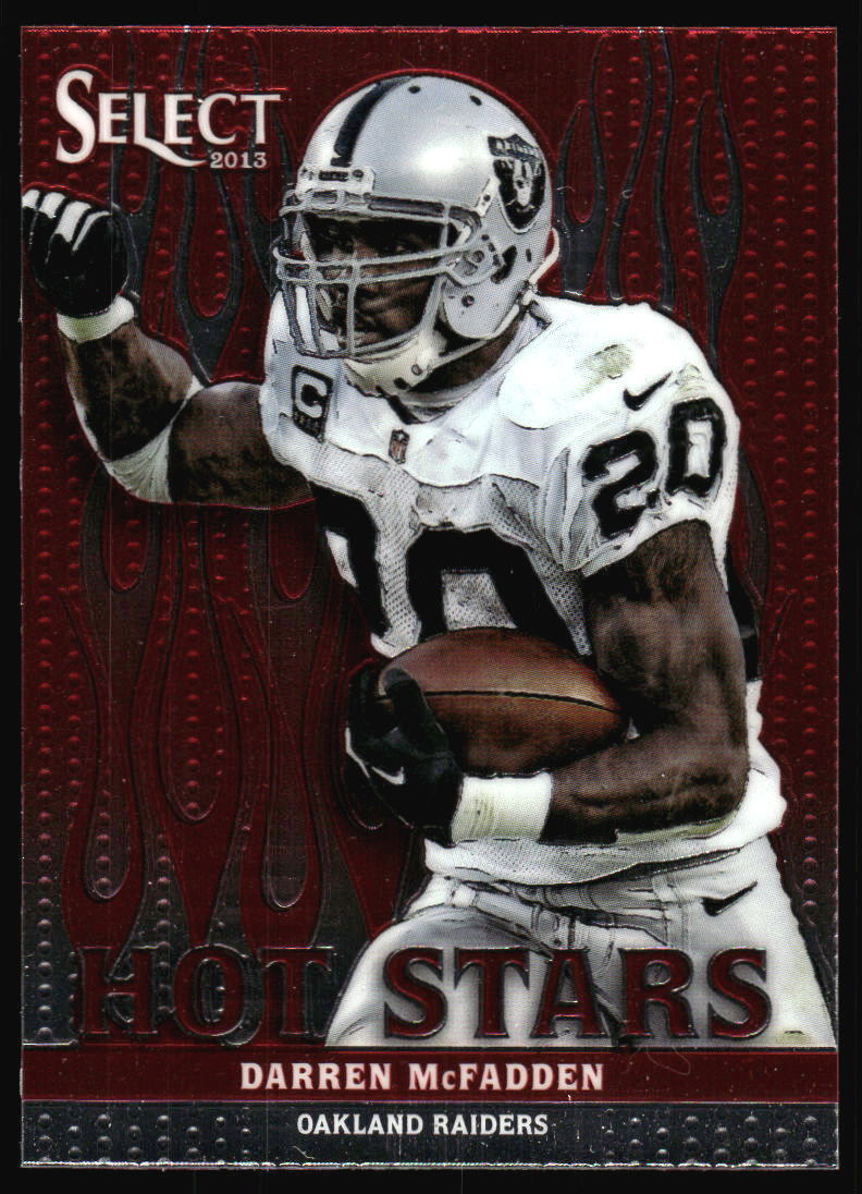 2013 Panini Select Darren McFadden Hot Stars Red #14 Oakland Raiders