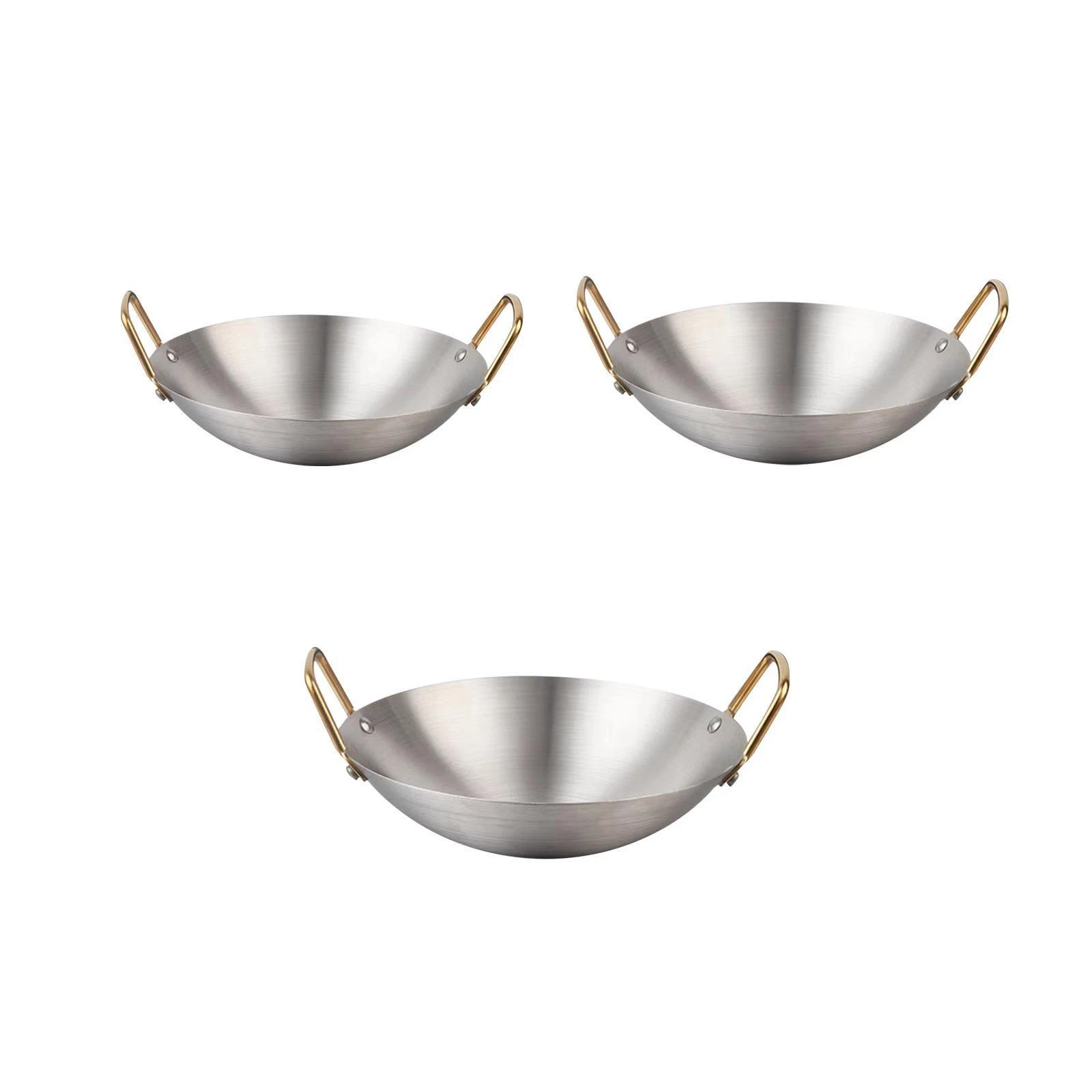 Stainless Steel Wok Multipurpose Restaurant Fry Pan for Food Meat Vegetables
Opens in a new window o