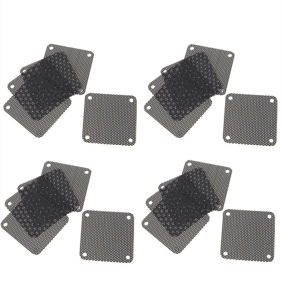 5-20Pack 40x40mm PVC Fan Dust Filter PC Dustproof Cuttable Computer Mesh Cover - Image 3 of 4