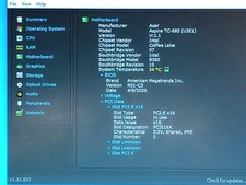 B36H4-AD Acer Aspire TC-885 LGA 1151 Intel B360 Chipset DP.BAP11.008 Motherboard