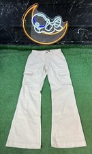Aeropostale Utility Cargo Pants Light Tan Adult Size 2 Regular Heavy Cotton Y2K