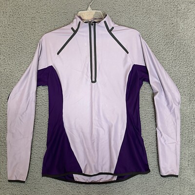 Second Skin Womens Full Zip Jacket Purple Size L Large Athletic Workout