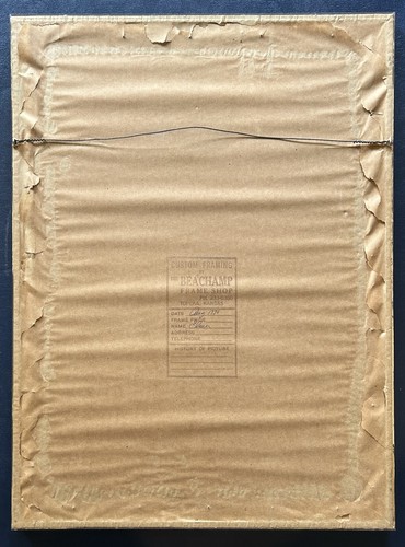 Ned Jacob Exhibit Poster Whitney Gallery of Western Art Signed 1976 - Picture 5 of 6