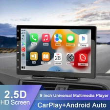 9'' Car Radio Multimedia Video Player CarPlay Android Auto IPS Touch Screen New