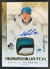 2024-25 SP Authentic Macklin Celebrini Future Watch Limited Auto RC Patch #/100