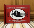 Reed Manufacturing Flange Sign Vise Grip Double Sided Vintage Style Wall Decor
