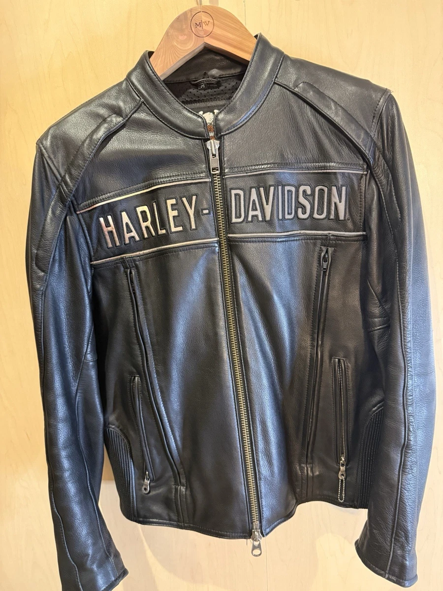 harley davidson leather racing jacket products for sale | eBay