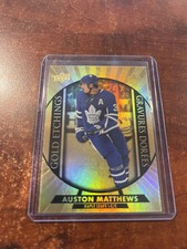 2020-21 Upper Deck Tim Hortons Gold Etchings Auston Matthews #G-8 Maple Leafs 