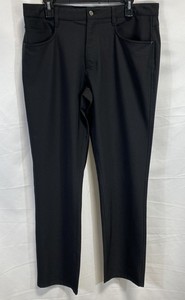 FootJoy Men's Athletic Fit Golf Pants Black Performance Spandex Sz 35
