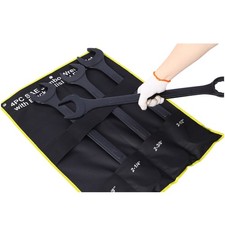 Sae Jumbo Combination Wrench Set Extra Large 4 Piece Storage Bag Black Oxide