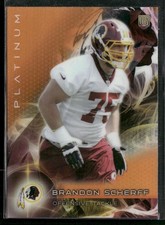 2015 Topps Platinum #135 Brandon Scherff Rookie Orange Refractors