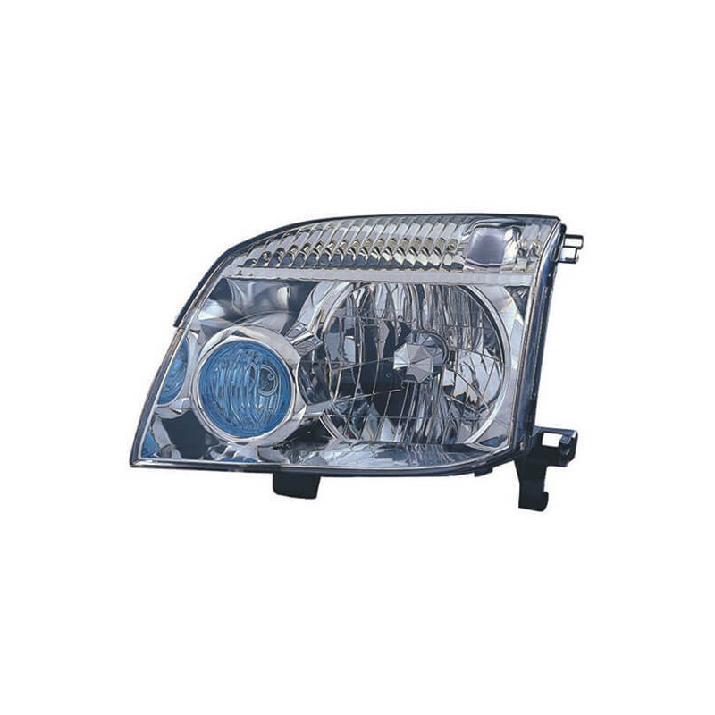 Phare avant gauche H4 manuel finition chrome premium pour Nissan X-Trail T30 01-07