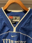 Vintage Nike UK Kentucky Wildcats V Neck Pullover Windbreaker Jacket Large Blue — photo 2