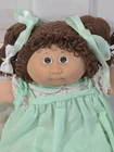 Rare Triang South African HM#4 Pacifier Cabbage Patch Green Eyes  Duel Braids