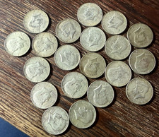 ROLL OF 40% SILVER KENNEDY HALF DOLLARS 1967-1969 $10 FACE 20 coins below melt