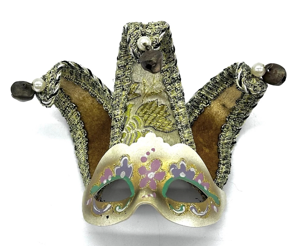 La Maschera Del Galeone Mini Mask Hand Painted In Venice Italy GUC SHIPS FAST - Imagem 3 de 4