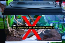 Aquarium Abdeckung Deckel EXCLUSIV 60x30 NEU (mit LED Farben wei&szlig;/blau/rot)