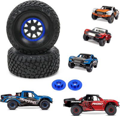 RC Wheel Rims and Tires for 1/7 ARRMA Mojave 6S Parts & 1/7 UDR Unlimited Desert