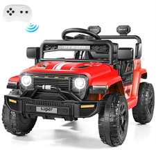 12V Kids Ride on Electric Car Power Wheels Car Batteryed Truck w/Remote Control