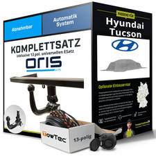 Anhängerkupplung ORIS abnehmbar für HYUNDAI Tucson +E-Satz AHK