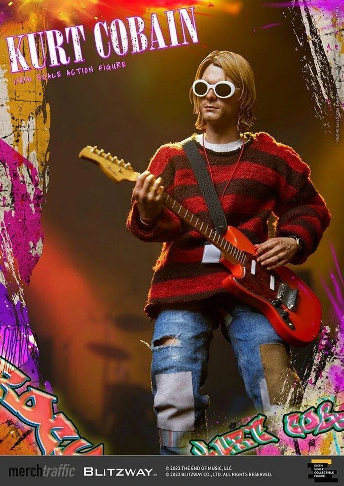 NIRVANA Kurt Cobain On Stage 1/6 Action Figure 12