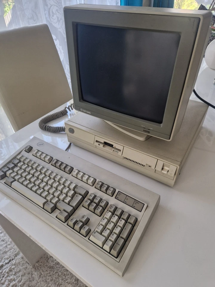 IBM PS2 Model 30 TYPE 8530 Retro Vintage Pc Computer Desktop Komplett - Bild 2 von 4