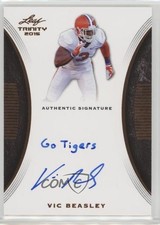 2015 Leaf Trinity Signatures Vic Beasley #TS-VB1 Auto 1e5