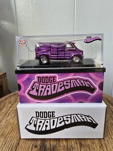 Hot Wheels Red Line Club Dodge Tradesman Diecast Van Limited Edition Purple 2022