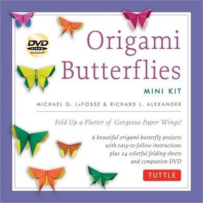 Origami Butterflies Mini Kit: Fold Up a Flutter of Gorgeous Paper Wings! [With D