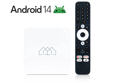 Homatics Box R Lite 4K Android TV 14 - 2GB/32GB - Große Premium-Fernbedienung