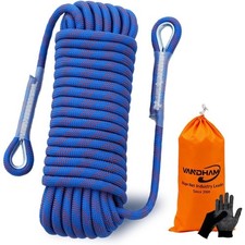 Static Climbing Rope - 12mm High Strength Arborist Rope 32FT for Outdoor