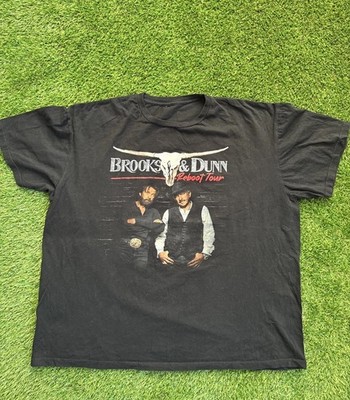 Brooks & Dunn Reboot Tour T Shirt Size Medium 