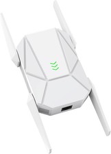 2025 AX1800 WiFi 6 Extender Dual Band 802.11AX, Gigabit Port, Long Range Booster