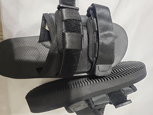 SUICOKE Moto-Cab Sandals Kids 4 Womens 6 Black OG-056VS Slides Comfort Unisex HH - Picture 8 of 8