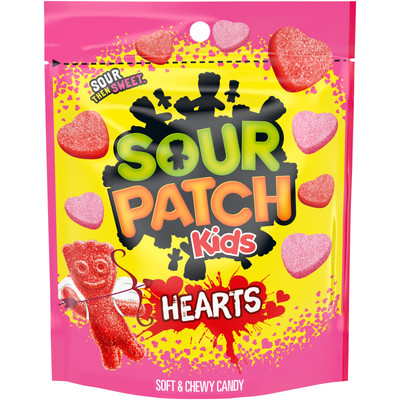 SOUR PATCH KIDS Valentine's Day Candy Hearts 10oz Soft Chewy Treat