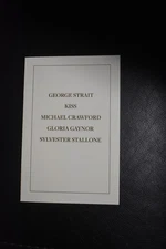 KISS 2025 Kennedy Center Honors event dinner booklet